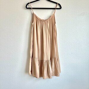 Flowy Sand-Colored Dress
